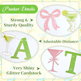 63 Pcs Espresso Martini Party Decorations, Glitter Banner, Cake Topper, Balloons