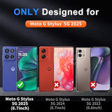 For Moto G Stylus 2025 Case,[Compatible With Magsafe][Military Grade Drop Tested] Heavy Duty Dual-Layer Shockproof Magnetic Tough Rugged Protective Phone Case -6.7 Inch (Black)