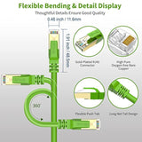 Cat8 Ethernet Cable, Indoor&Outdoor, Heavy Duty High Speed 26Awg Cat8 Network