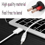5V Dc Power Cord Usb To Dc 3.5Mm X 1.35Mm Barrel Jack Adapter Connector Chargi
