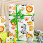 Reversible Mermaid Wrapping Paper Roll,Metallic Foil Whale,Turtle And Sea Creature With Pink Polka Dot For Kids,Girlsbirthday,Baby Shower,Mini Roll (17 In X 32.8 Ft)