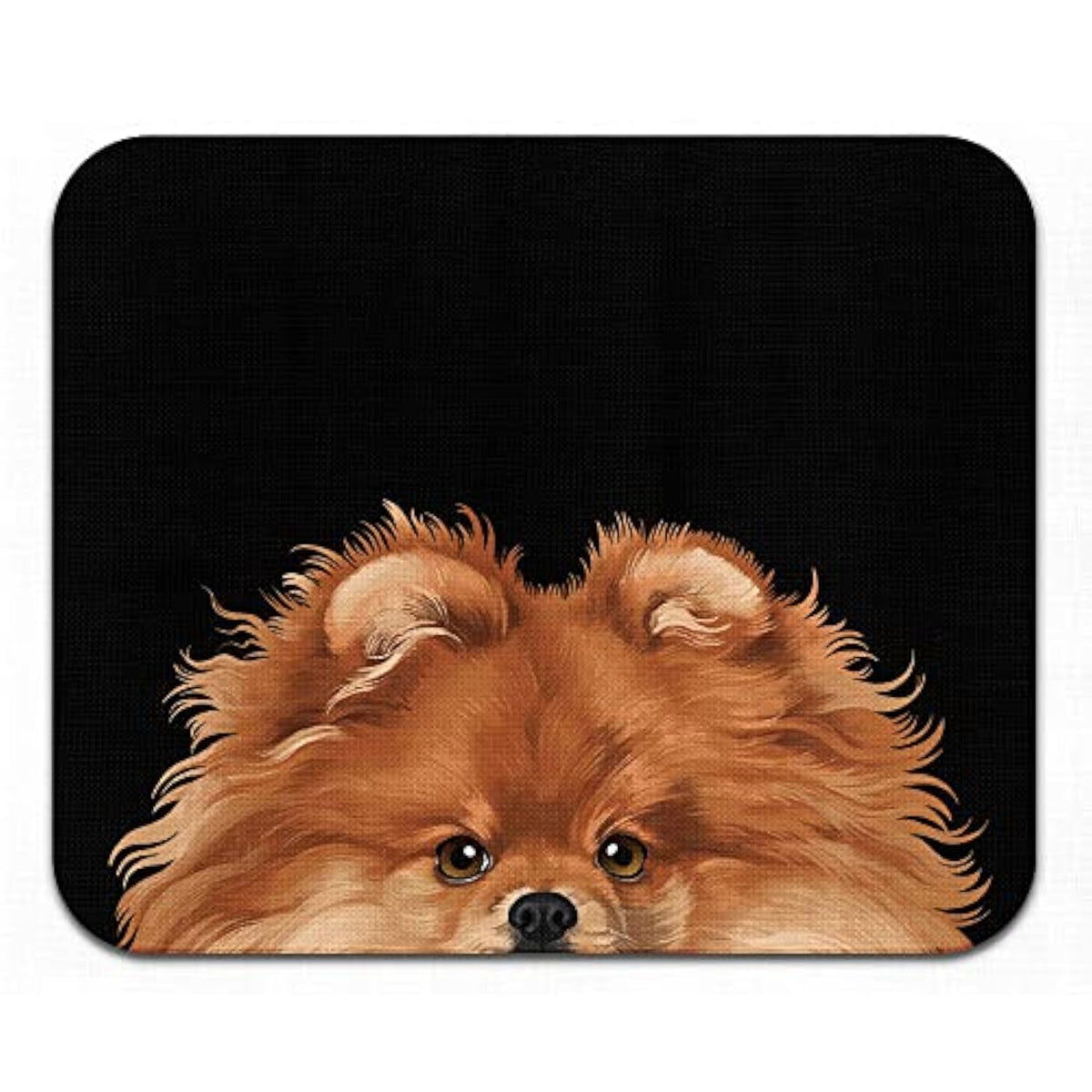Non-Slip Rectangle Mousepad, Red Teacup Pomeranian Dog Mouse Pad For Home, Office And Gaming Desk