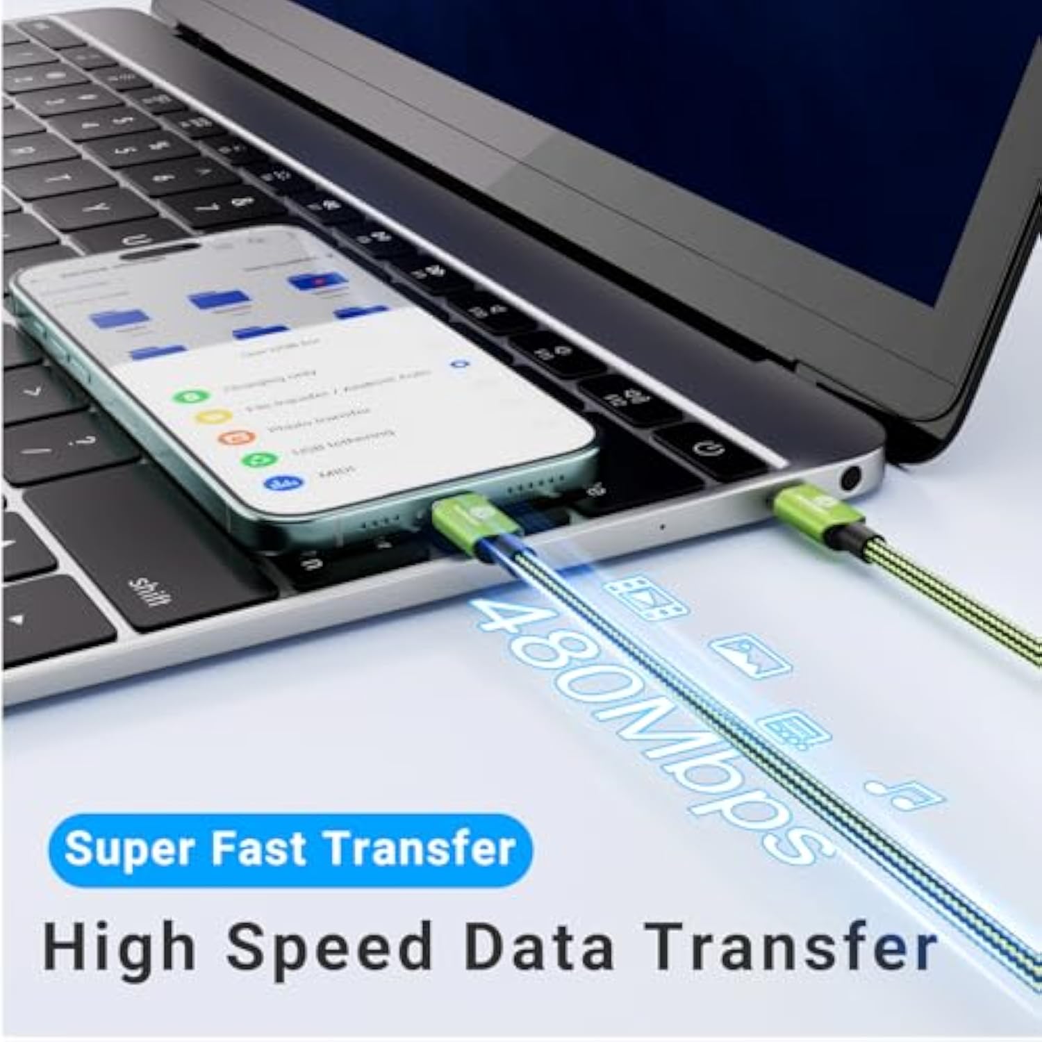 Usb C Cable, 4 Pack 10Ft Usbc To C Cables Type C Cable Fast Charging Usb C Charger Cable Compatible With Iphone 16 15 Pro/Pro Max/Plus, For Samsung Galaxy Series, Macbook And More