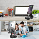 Cell Phone Stand With Wireless Bluetooth Speaker, Hd Surround Sound Bluetooth Speaker For Home Kitchen And Outdoors Compatible With Mobile Phone, Tablets, Gifts For Men Women