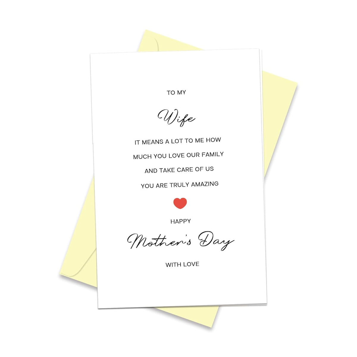 Funny Mother'S Day Card For Wife?Romantic Mother'S Day Card From Husband,You Are Truly Amazing