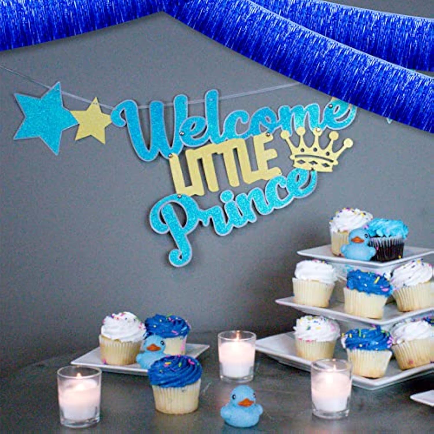 6 Pack 6 Feet 2024 New Year Foil Fringe Garland Metallic Tassle Banner Wall Hanging Tinsel Streamers Backdrop For Parade Floats, Wedding, Birthday, Graduation Party Decorations(Black Gold)