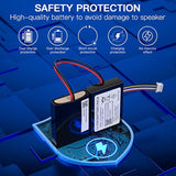 Battery For Beats Pill 2.0 Speaker 1050Mah Li-Ion 7.4 V Replacement Battery For Beats Pill 2.0 J272/Icp092941Sh Wireless Portable Bluetooth Speaker