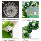 40-Pack Dinosaur Balloons – 12" Latex with Ribbons for Jungle Theme, Birthday & Baby Shower