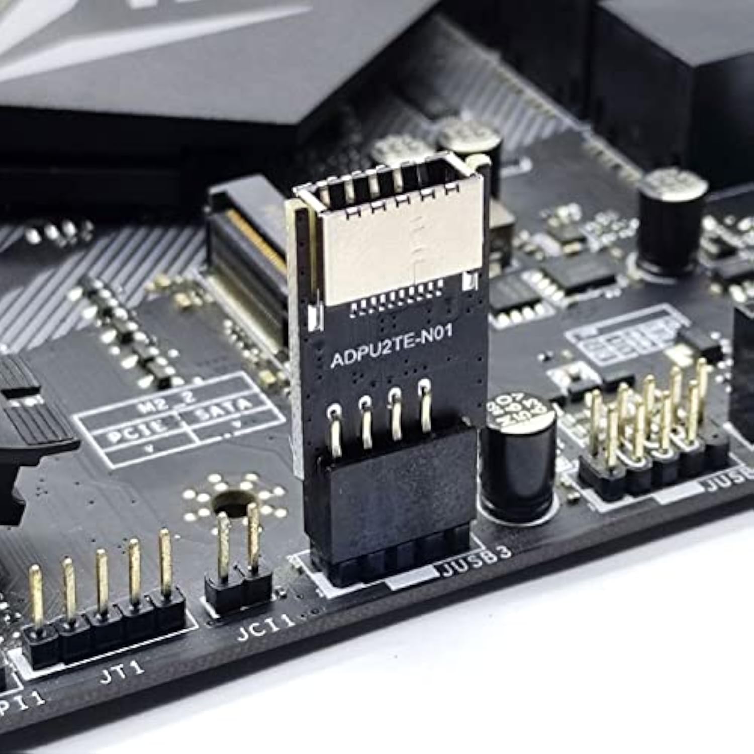 cablecc USB 3.1 Front Panel Socket Key-A Type-E to USB 2.0 9Pin 10Pin Mainboar