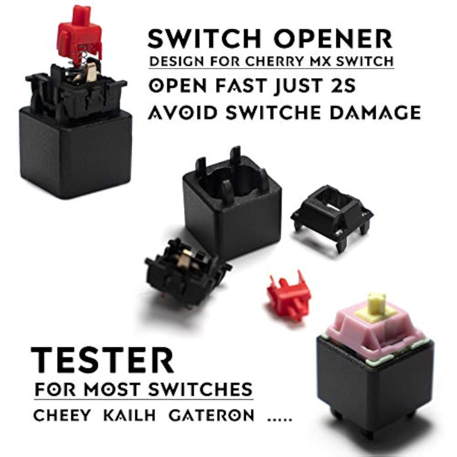 Metal Cherry Mx Switches Metal Switch Opener Tester Kits For Mechanical Keyboa