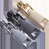9 Pieces Zipper Pull Replacement Metal Zipper Pull Repair Zipper Pull