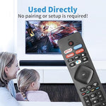 Nh800Up Rf402Av14 Bt800 Ir Remote Control Compatible With Philips Android 4K Ultra Hd Smart Led Tv Replacement Controller With Netflix Vudu Youtube With Batteries (No Voice Function)
