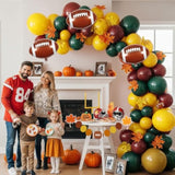 Football Party Decorations Balloon Garland Arch Banner Foil Balloons Game Day Decor