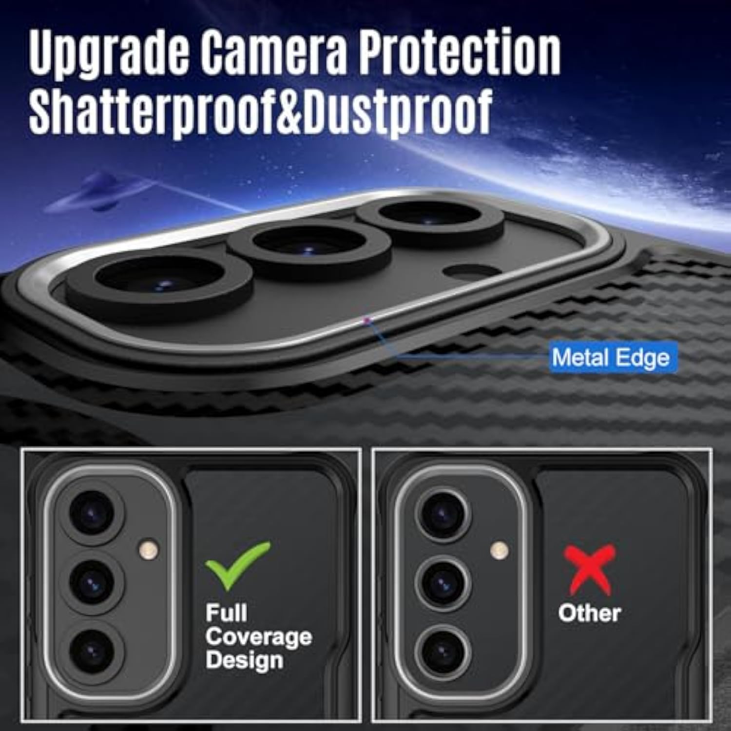 For Galaxy S24-Fe Case With Privacy Screen Protector X2, Compatible With Magsafe, Camera Protection, 15Ft Drop Protection, Slim & Light Magnetic Case For Samsung Galaxy S24 Fe, Black