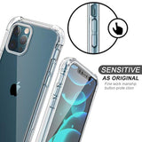 Clear Case For Iphone 12 Pro Max (Only) 6.7-Inch, [Built-In Screen Protector] Full Body Protective Shockproof Bumper Rugged Phone Cover For Iphone 12 Pro Max -(Clear)