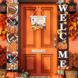 3Pcs Thanksgiving Decorations Football And Fall Y'All Yard Sign Autumn Football Welcome Door Cover Banner Autumn Pumpkins Rustic Seasonal Farmhouse Thanksgiving Decoration Home Outdoor Decor