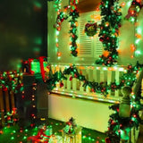 Red And Green Christmas Mini String Lights, 20Ft 100 Count Incandescent Waterproof Fairy Lights Plug In, Connectable Chr