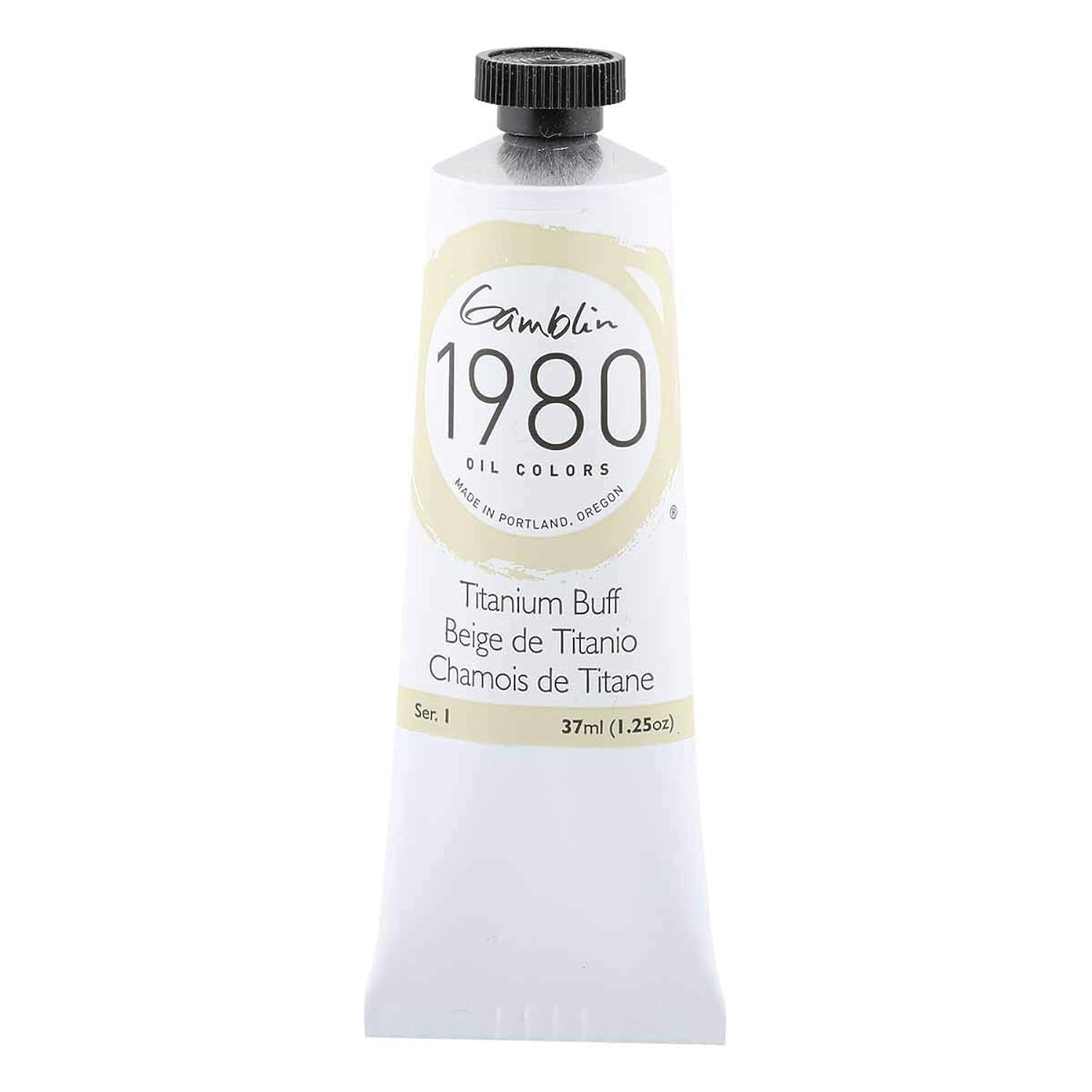 Gamblin 1980 Oil Titanium Buff 37Ml