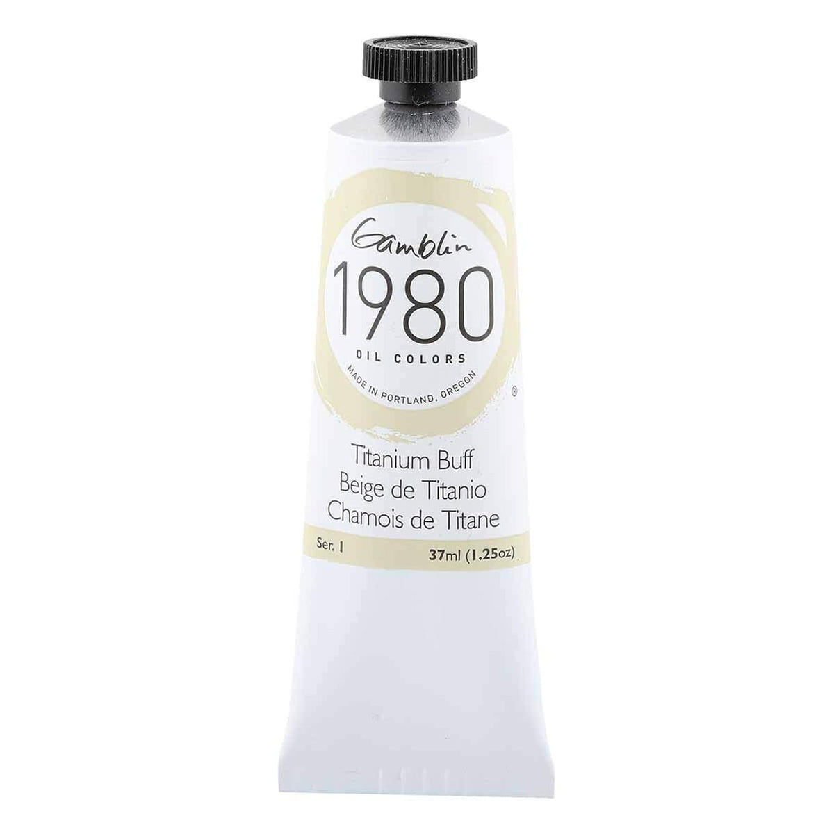 Gamblin 1980 Oil Titanium Buff 37Ml