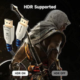 8K Displayport 2.0 Cable 3Ft, Newly Released 16K Dp Cable 2.0 (16K@60Hz 8K@120