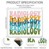 Radiologic Technologist Funny Mouse Pad For Desk, Radiology Gifts For Men Women, Radiologist Tech Gifts For Coworker, X-Ray Tech Mouse Mat For Colleague, Rad Tech Appreciation Gifts