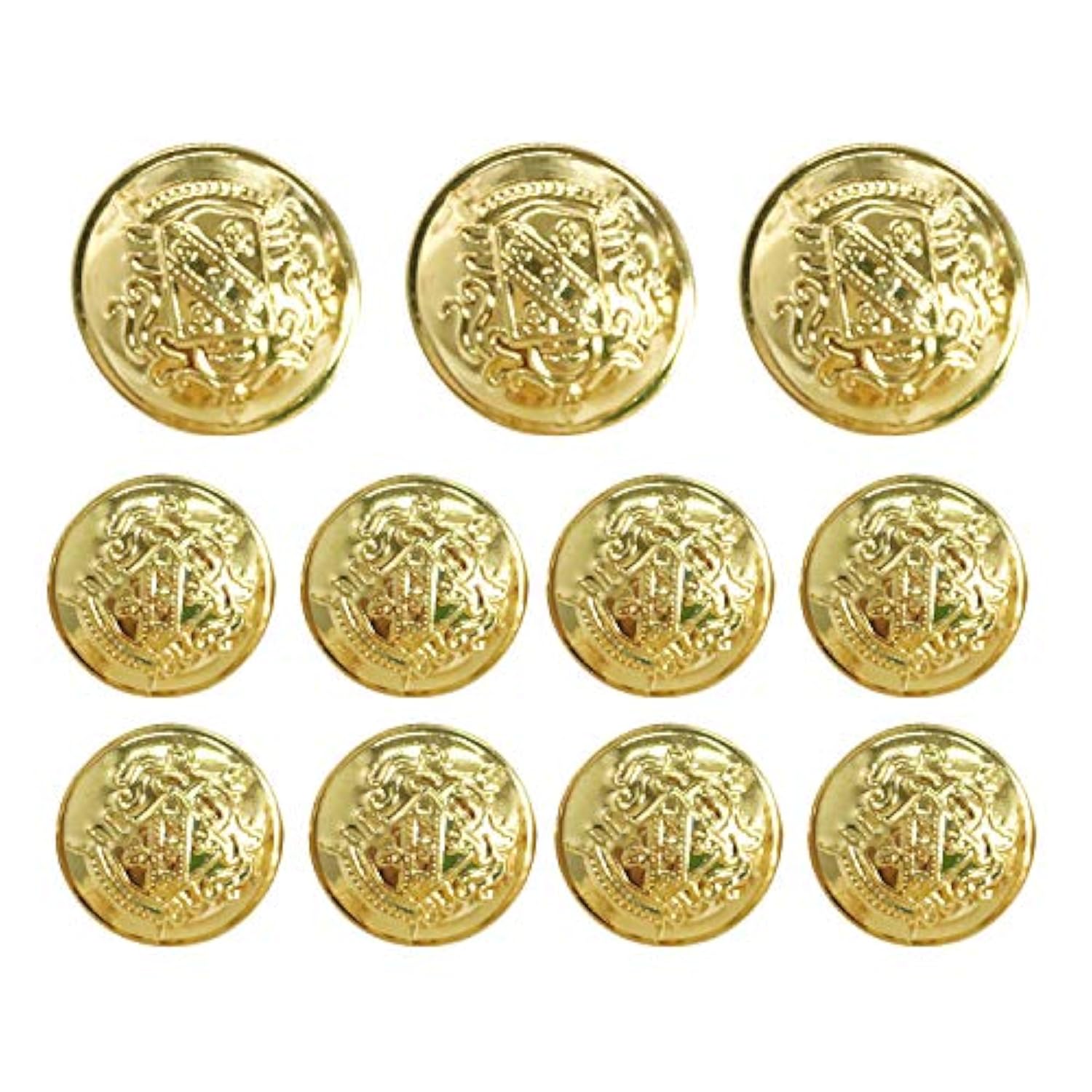 Vintage Metal Button Brass High-Grade Buttons For Jeans, Coat, Blazer,