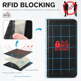 TUCCH Case Wallet for iPhone 14 6.1", [3 Card Holder] Slots [RFID Blocking] Stand Flip Folio PU Leather Cover, with [TPU Shockproof Interior Case] Compatible with iPhone 14 2022, Classic Black