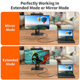 4K Displayport To Hdmi Adapter Cable, Gold-Plated Uni-Directional Display Port