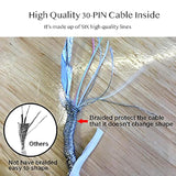 Iphone 4S Charger Cable, 30-Pin Usb Charging & Data Sync Cord Compatible With Iphone 4/4S, Ipad 2/3, Ipod Classic/Nano/Touch – Durable Usb Cable For Apple 30-Pin Devices (3Ft)