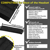 Hc01 Headset Cover Tactical Advanced Earmuffs Modular Cover Fit For 3M Worktunes Peltor Howard Leight Impact Walkers Razor - Black