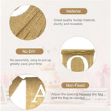 Oh Baby Burlap Banner For Baby Shower Decorations And Gender Reveal Party