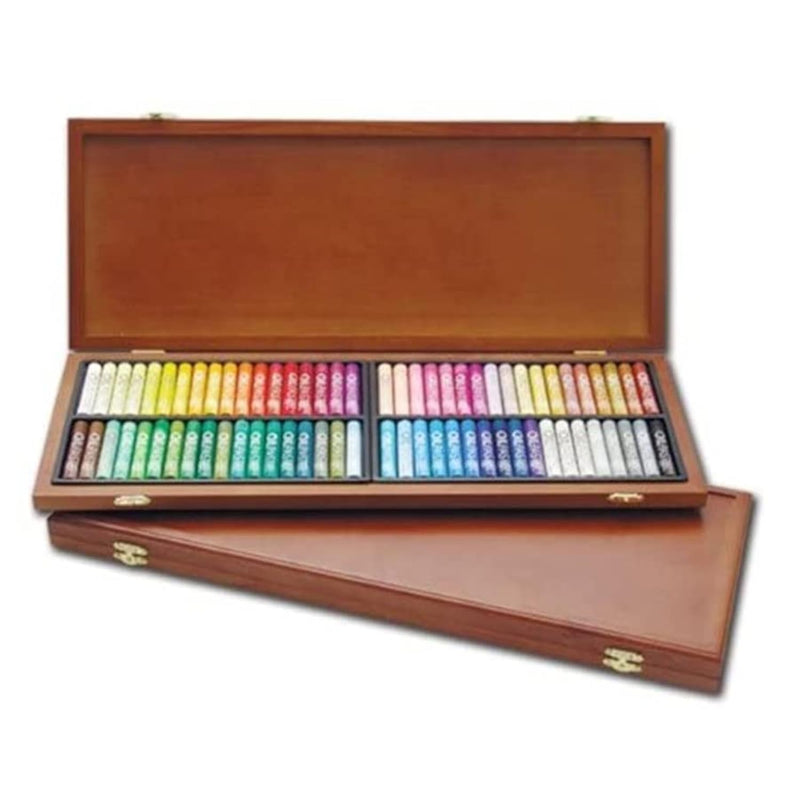 Gallery Oil Pastels Wood Box Set Of 72 Standard - Assorted Colors