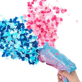 10 Pcs Gender Reveal Confetti Balloon Guns He or She Baby Shower Decor