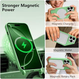 Magnetic Crossbody Case for iPhone 13 Pro Max 6.7", Liquid Silicone Case with Adjustable Shoulder Neck Lanyard Strap,[Compatible with MagSafe]