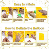 40 Inch Gold Number Balloons, Helium Mylar Foil Number Balloons For Birthday, Number 0 Balloon For Birthday Decorations For Kids, Anniversary Party Decorations Supplies