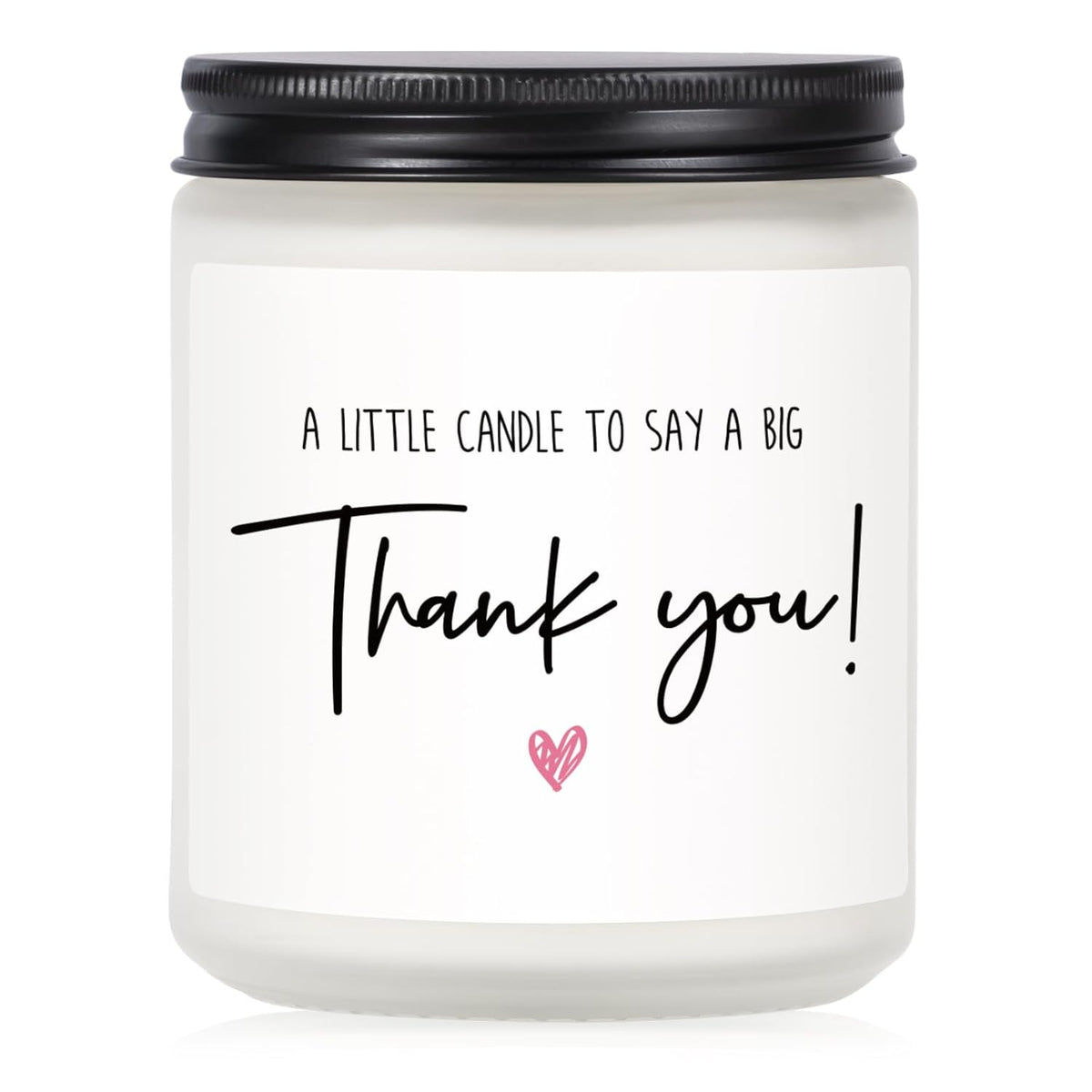 Thank You Gifts For Women, Men, Hostess Gift, Lavender Scented Soy Wax Candle, Appreciation Gifts For Teacher Coworker Employee Boss Nurse, A Little Candle To Say A Big Thank You, Handmade