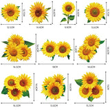 30-Pack Sunflower Hanging Swirl Decorations – Foil Ceiling Decor for Birthday & Baby Showers