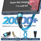 Usb C To Usb C Cable 10Ft 4-Pack, Usb C Charger Cable 60W Nylon Braided Compatible For Phone 15/15 Pro/15 Pro Max, Macbook Air/Pro, Samsung Galaxy S23/S22 Ultra, Switch