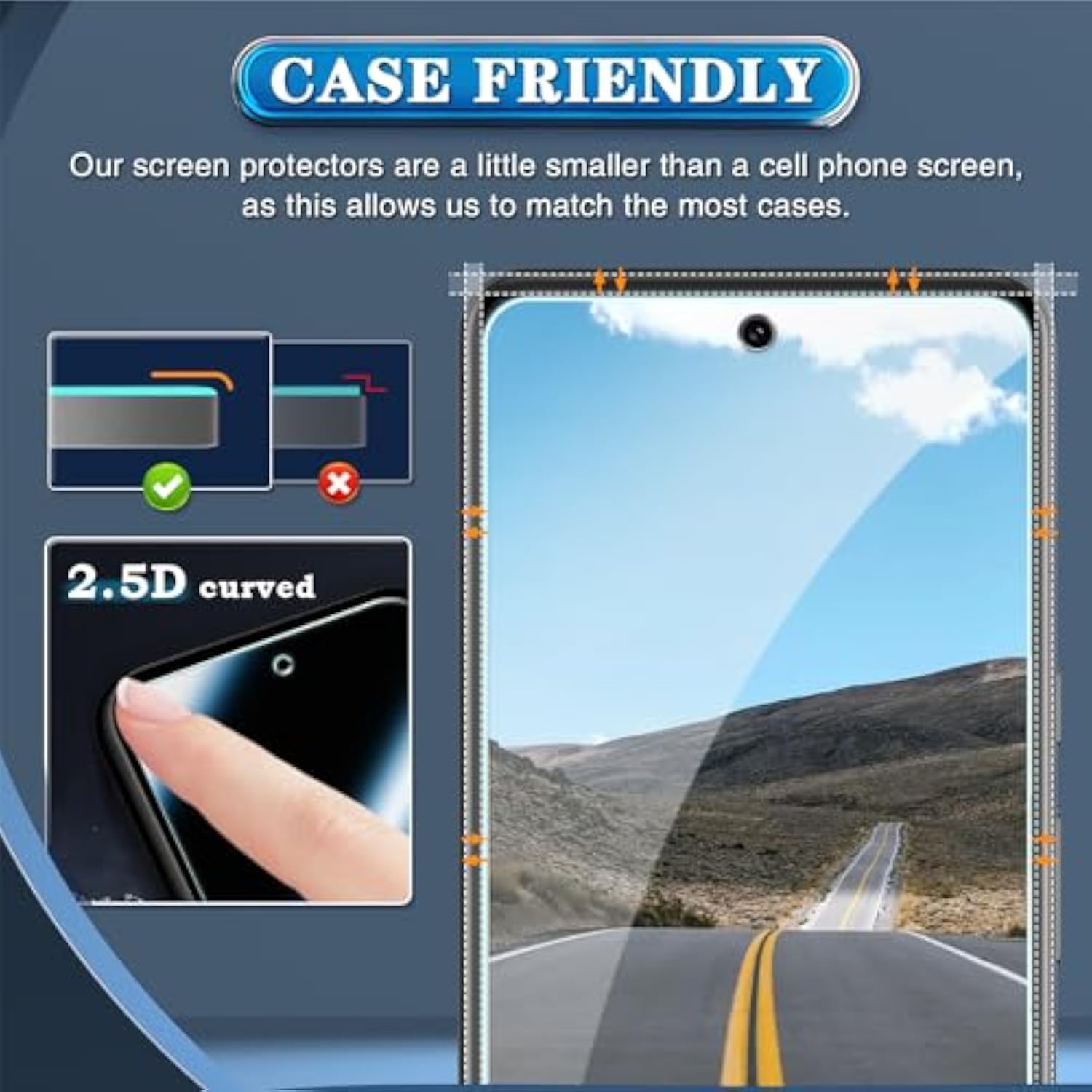 [3-Pack] Screen Protector For Samsung Galaxy A35 5G Tempered Glass, 9H Hardness, Bubble Free, Easy To Install