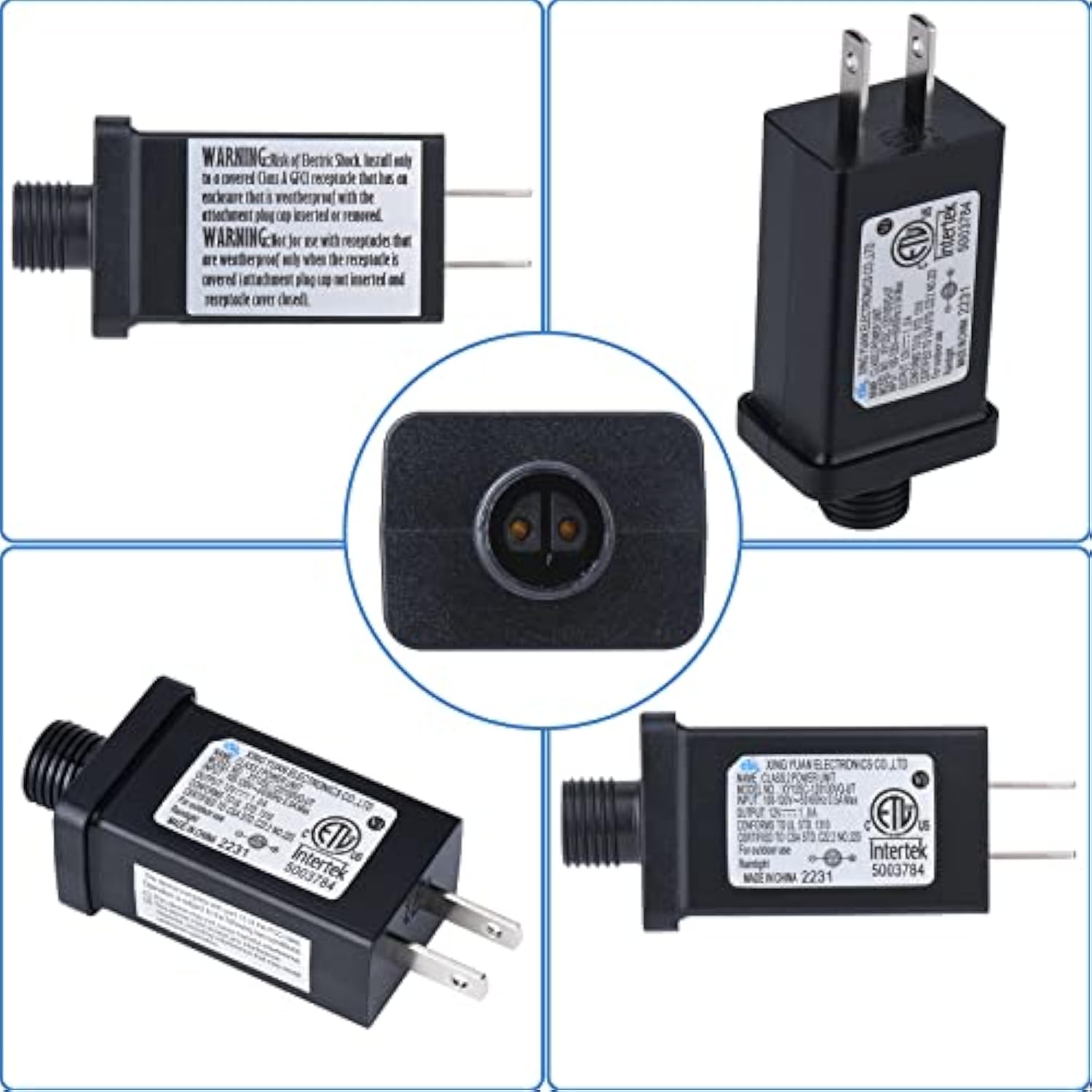 Replacement Yard Inflatable Adapter 12V 1A Power Supply Adaptor For Outdoor Inflatable Decoration,Suitable For Lawn, Cou