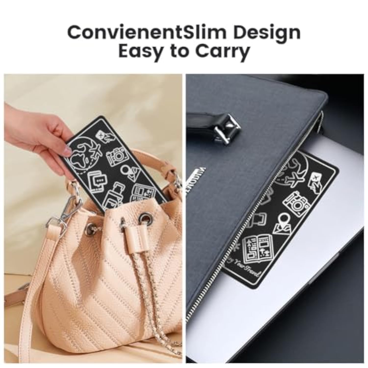 Airplane Travel Essentials: Flex Flap Phone Holder & Stand for Flights & Calls