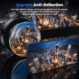 For Samsung Galaxy S25 Ultra Camera Lens Protector - Ultra Thin Case Friendly, 9H Shatterproof Tempered Glass With Aluminum Metal Circle Camera Screen Protector Cover Accessories, Black