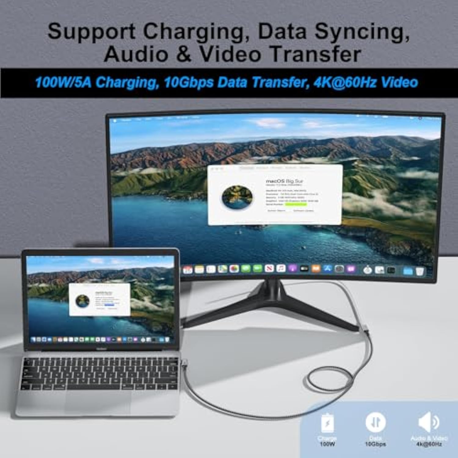 Small Usb C Extension Cable 1Ft, Short Usbc Extender Right Angle Cord, Usb 3.2 (10Gbps) Male To Female 100W Pd Charging 4K Video For Macbook Pro/Air,Usbc Hub,Microphone,Flash Drive,Docking,Phone,Pc