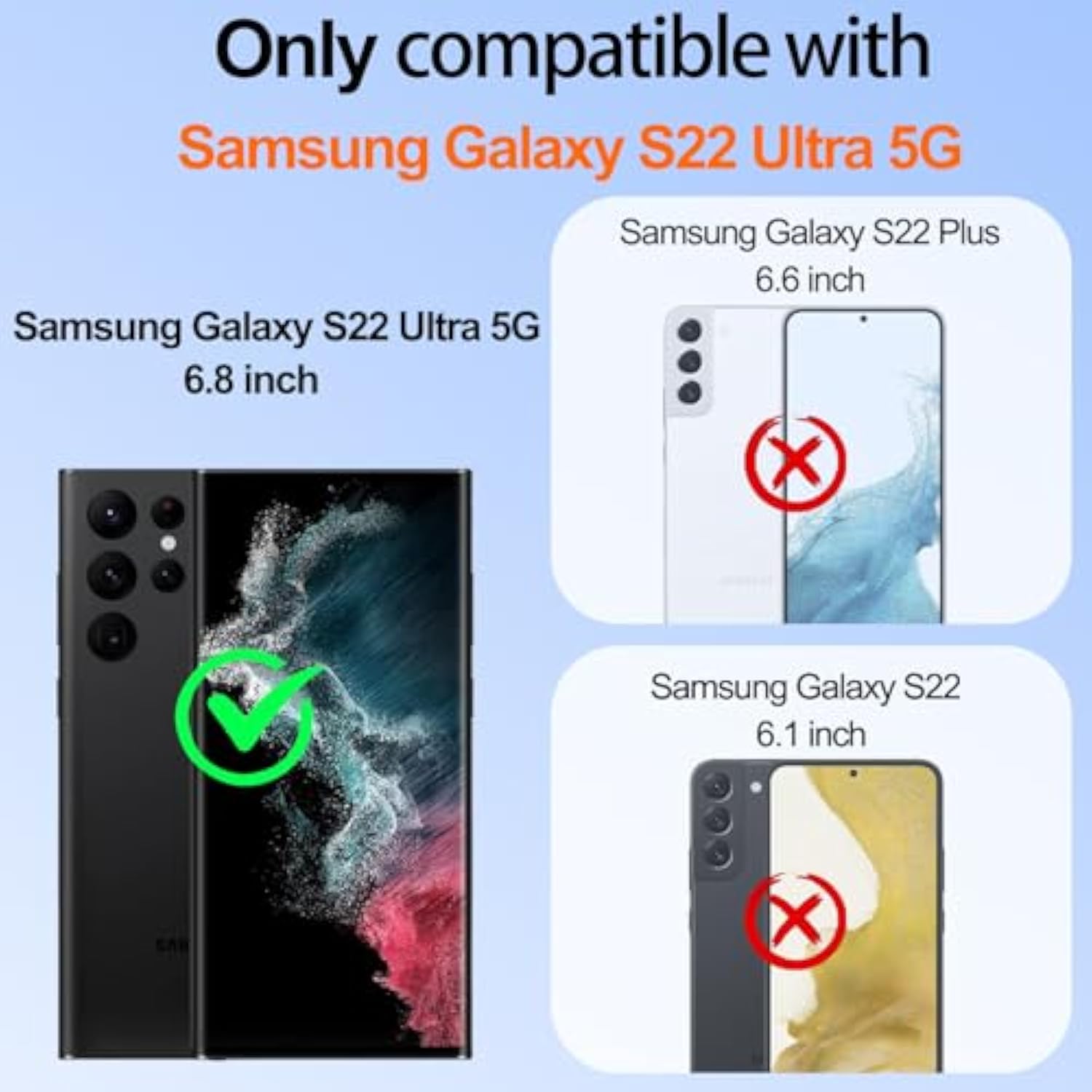 For Samsung Galaxy S22 Ultra Case: With 2Pcs Screen Protector, 360° Rotation Ring Holder Magnetic Kickstand, Plating Gold Edge Soft Tpu Shockproof Protective Cover For S22 Ultra, Black