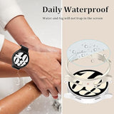 [6+6Pack] For Samsung Galaxy Watch 6 Screen Protector Case 40Mm, Antifog Tempered Glass And Waterproof Hard Pc Protective Bumper Cover Compatible With Galaxy Watch6 40Mm