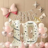 40in White Foil Number 20 Balloon for 20th Birthday Party Decorations