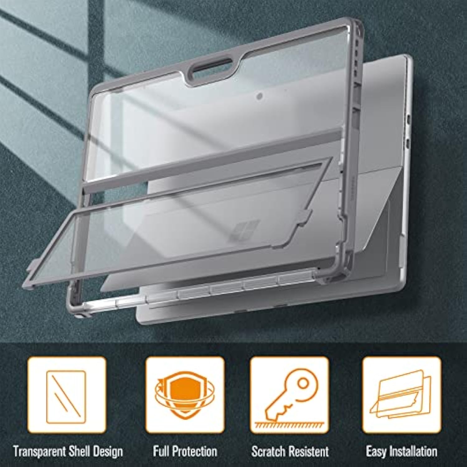 Fintie Hard Case for 13 Inch Microsoft Surface Pro 9 / Pro 9 5G (2022 Release)