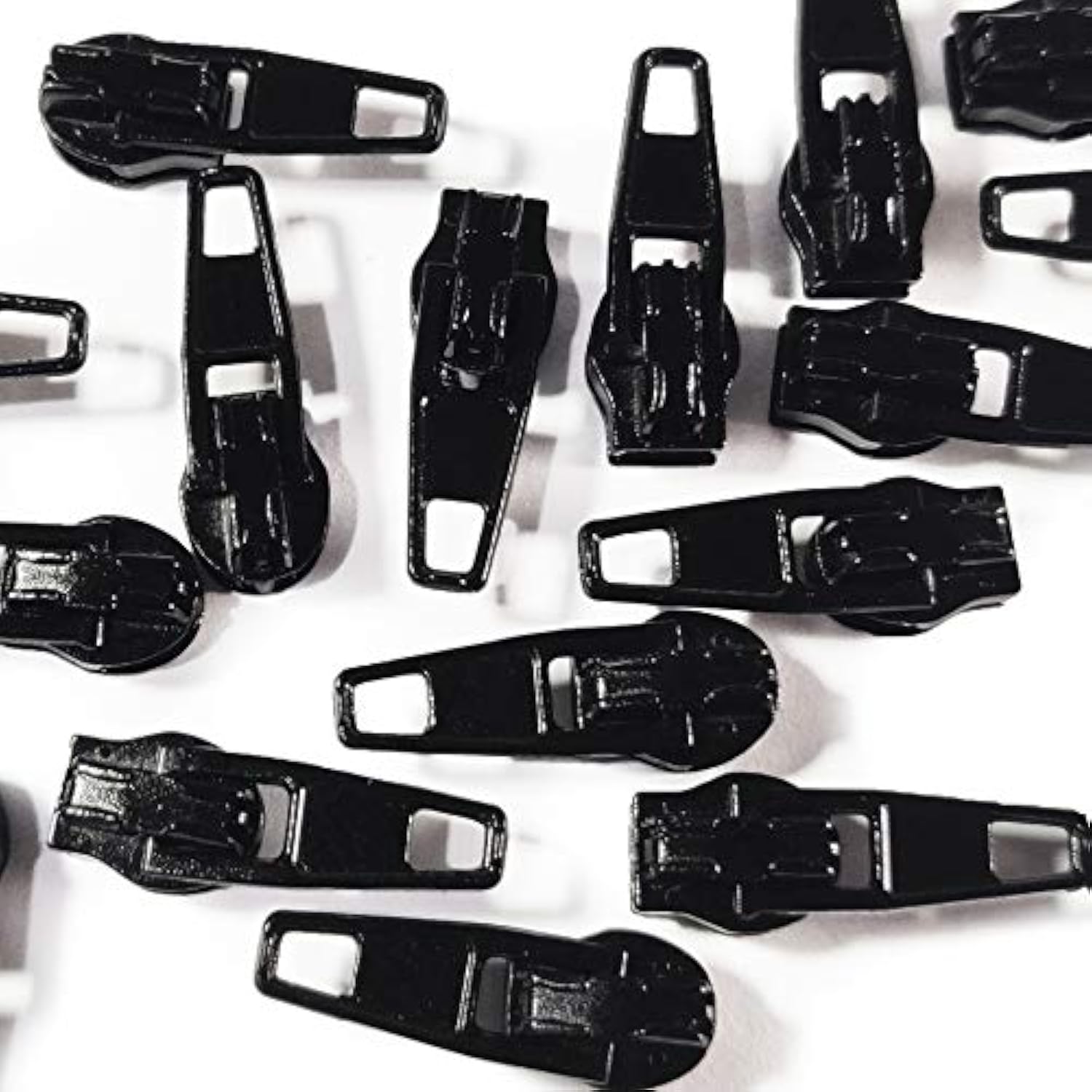 Zipper Pulls | 30 Pieces Replacement Metal Pulls For Nylon Zipper Repa