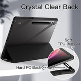 JETech Case for Samsung Galaxy Tab S9 Ultra 14.6-Inch with S Pen Holder, Clear