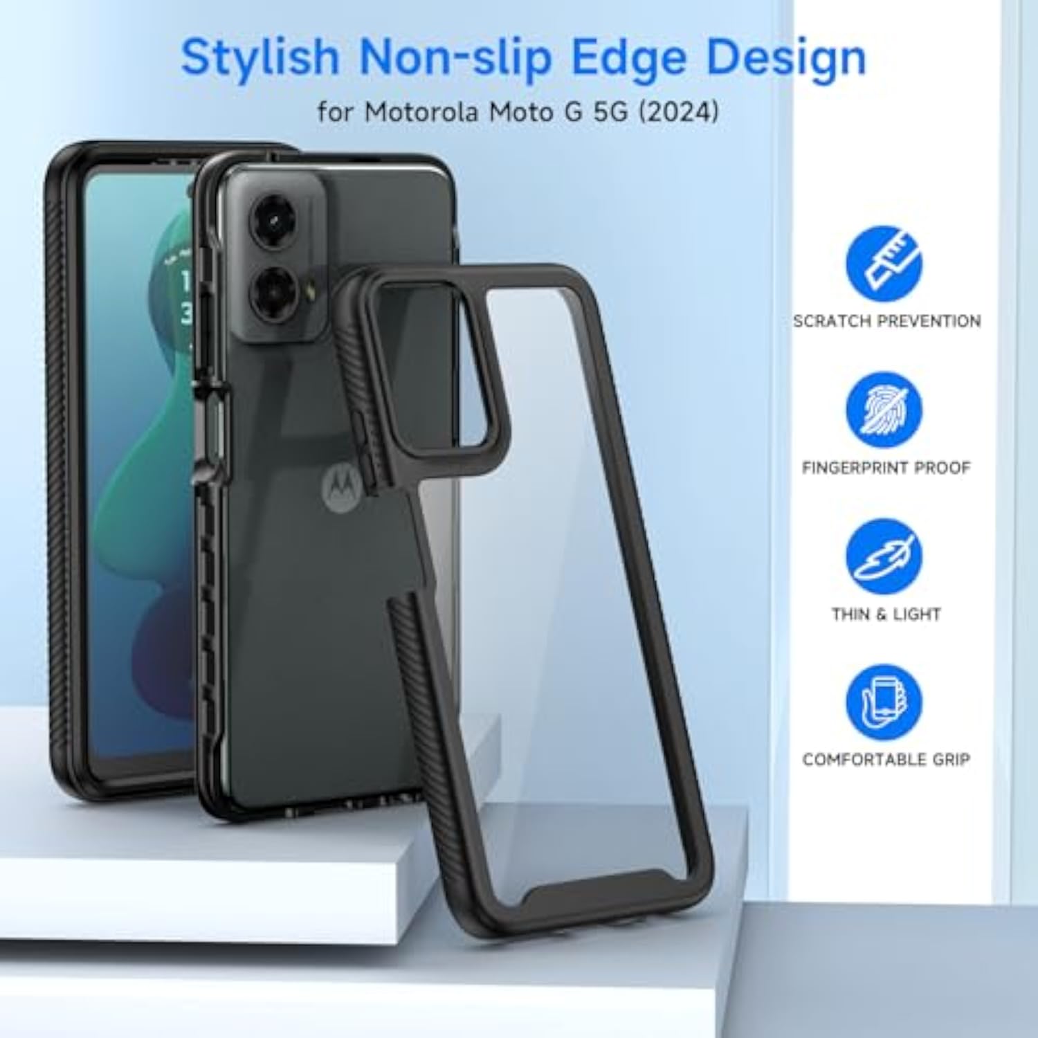Motorola Moto G 5G 2024 Phone Case Black - Premium Protection for Your Device